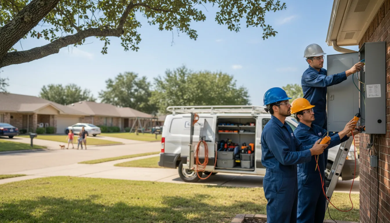 Certified electrician providing emergency electrical services in Enid, OK